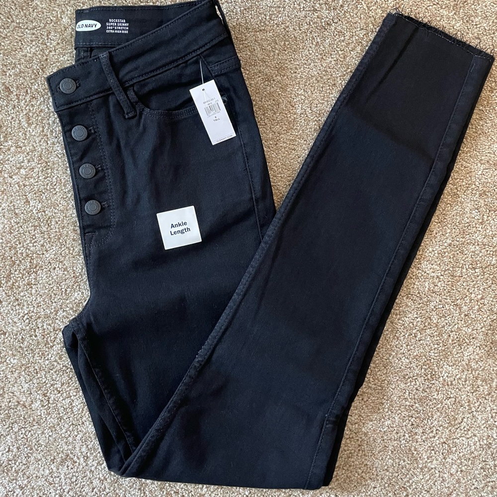 NWT old navy super high rise skinny jeans